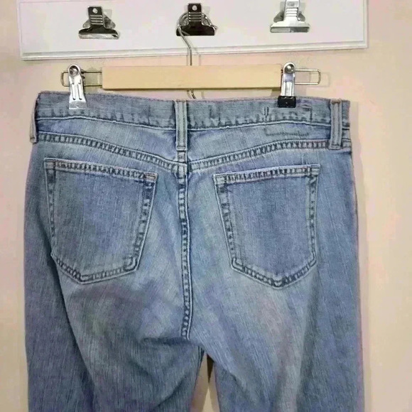 p7079 Old navy Straight boot cut light wash ankle jeans size 10 - Picture 8 of 8
